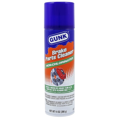 Gunk Radiator Specialty Brake Parts Cleaner, 14oz, Compliant M710